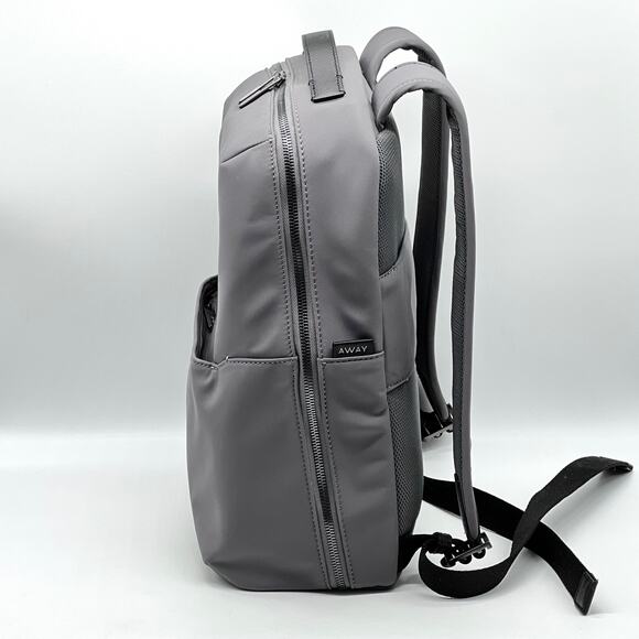 AWAY The Everywhere Zip Backpack Small Asphalt Gray Travel Commute Work NEW - Picture 5 of 11
